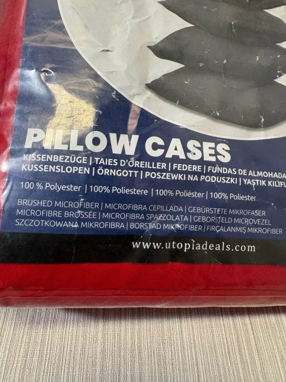 Utopia Bedding Envelope Pillow Cases Queen Size 4 Pack NEW